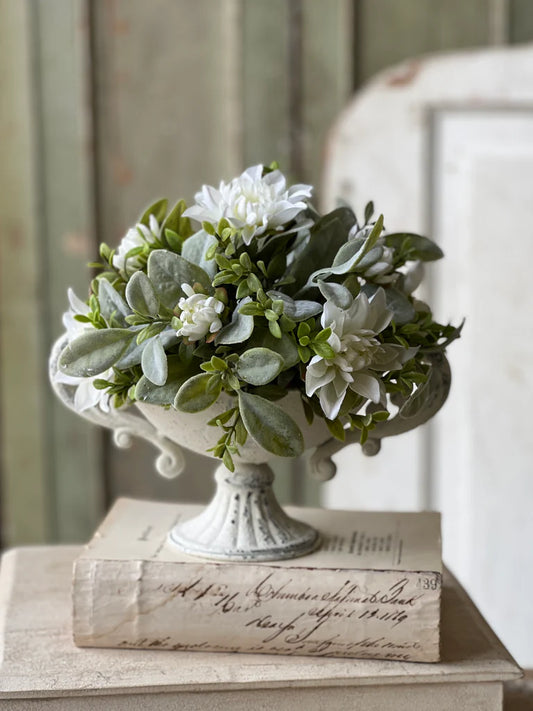 Arabesque Blooms Orb, Feathered Farmhouse