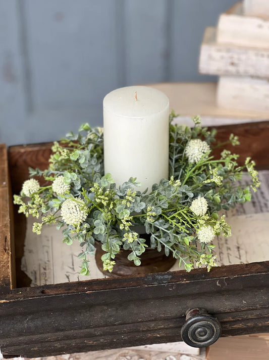 Garden Bliss Candle Ring, The Feathered Farmhouse