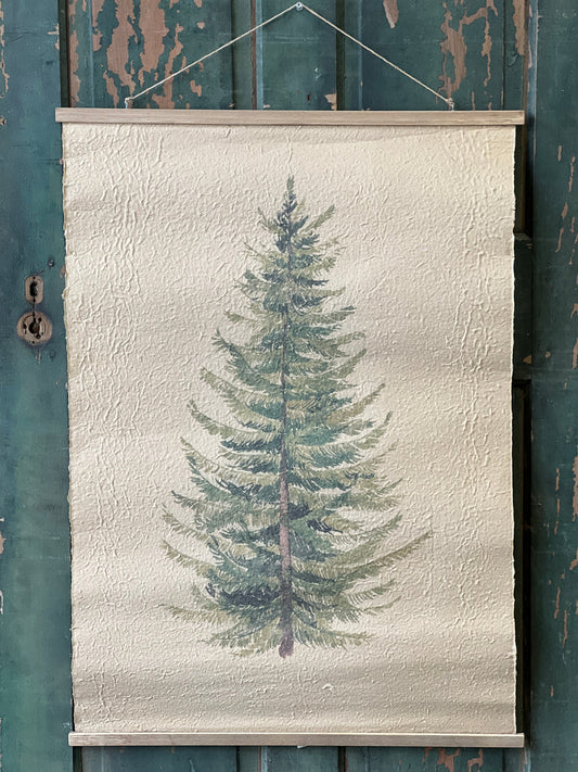 Hanging Scroll, Feathered Farmhouse