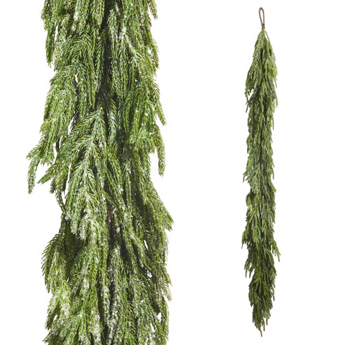 Glittered Norfolk Pine Garland, The Feathered Farmhouse