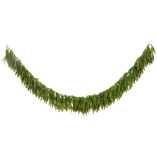 Green Hanging Garland, Feathered Farmhouse