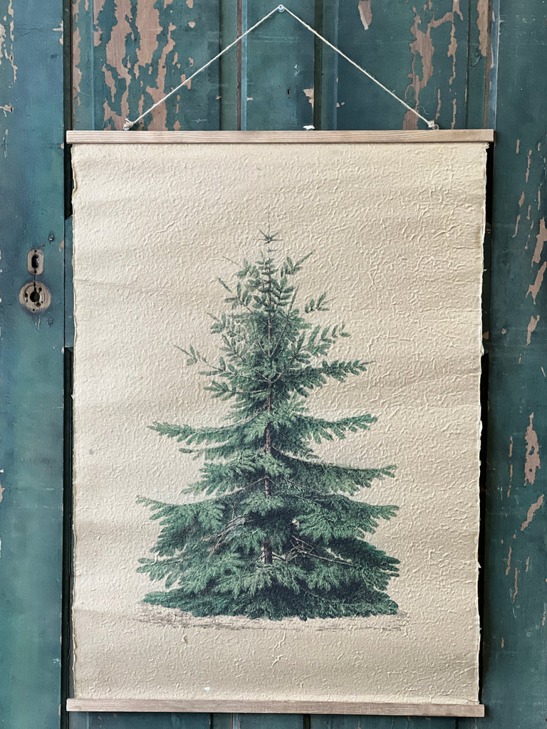 Hanging Scroll, Feathered Farmhouse