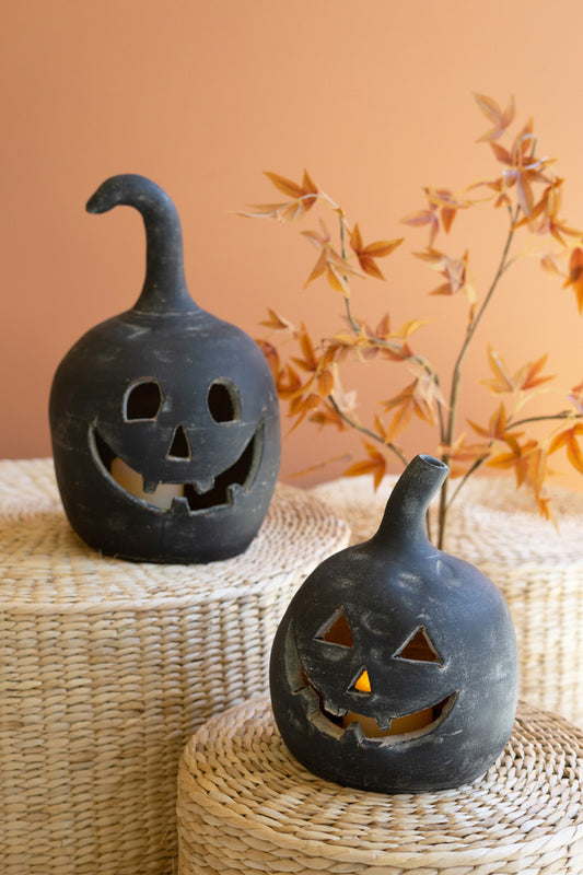 Clay Jack-O-Lanterns, The Feathered Farmhouse