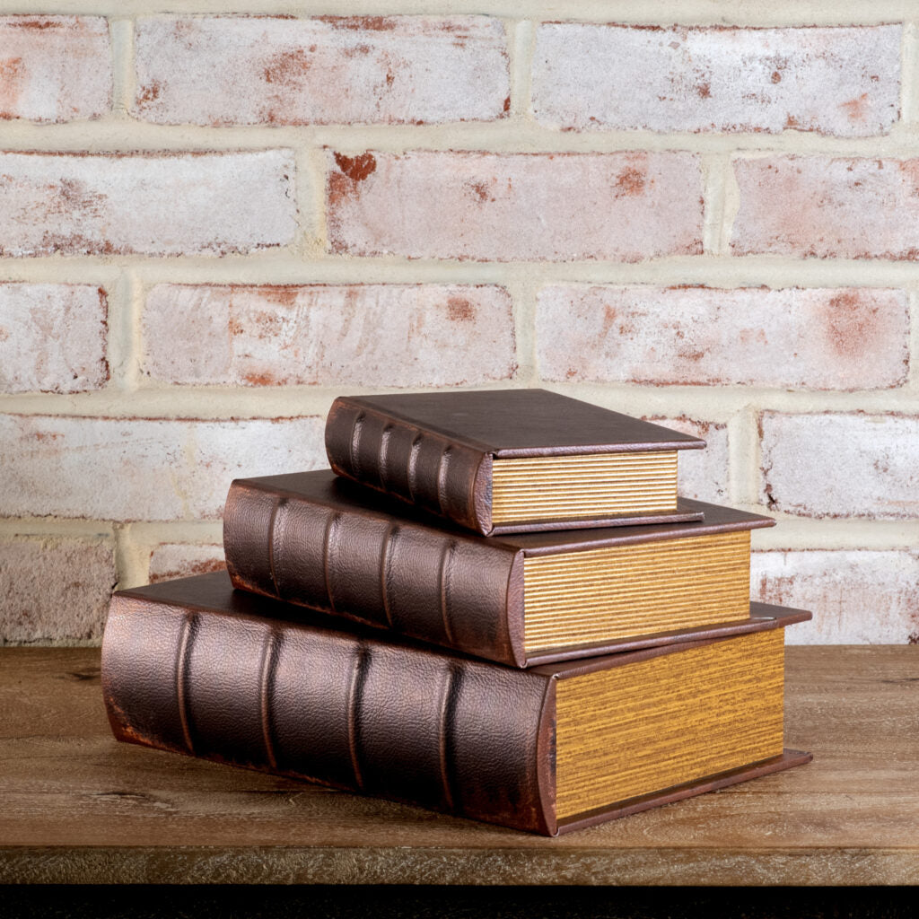 Vintage Storage Books, Feathered Farmhouse