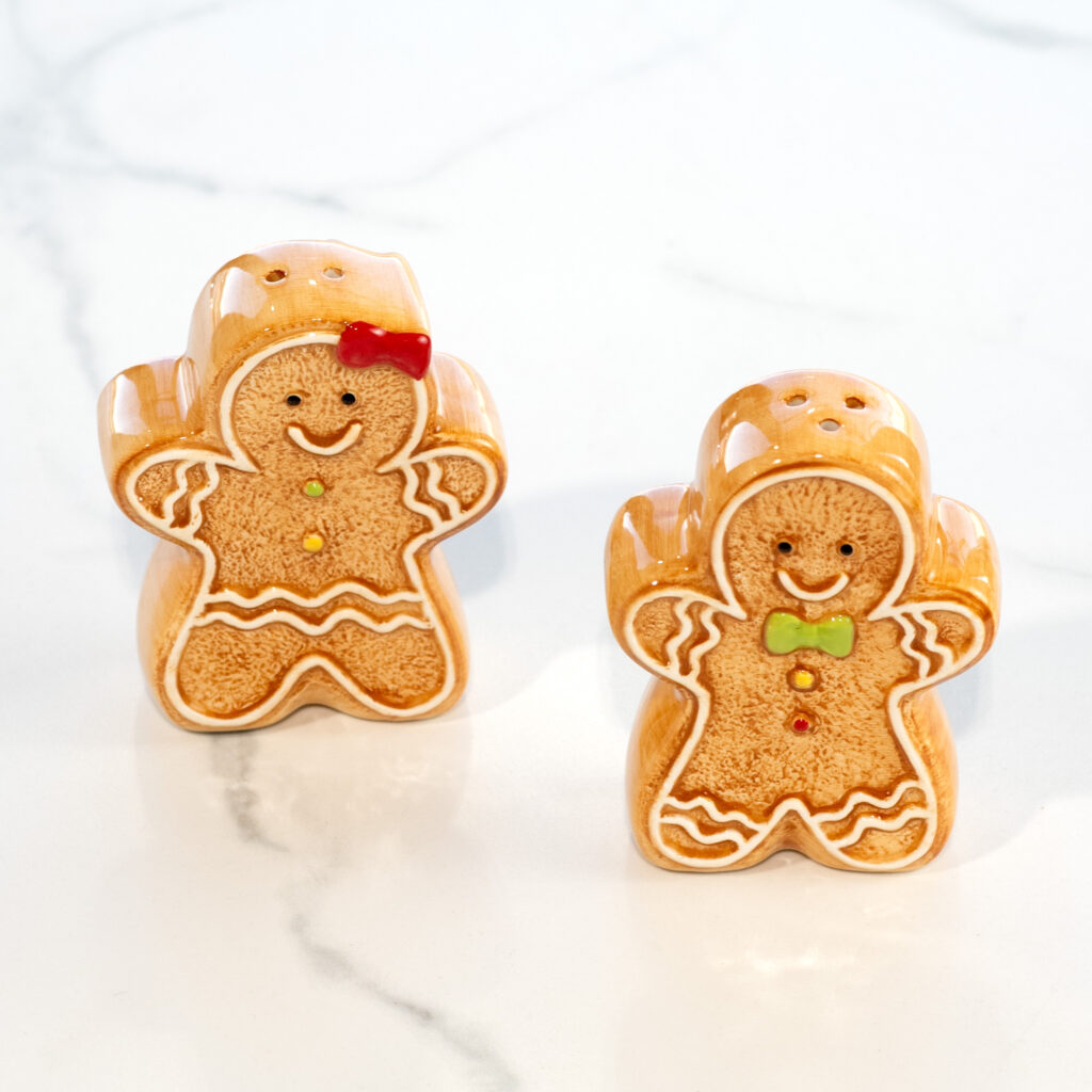 Gingerbread Salt + Pepper Shaker, The Feathered Farmhouse