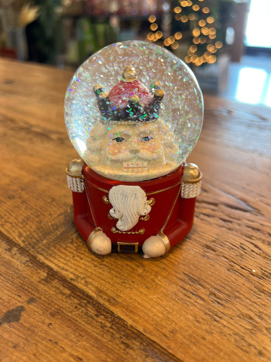 Nutcracker Snow Globe