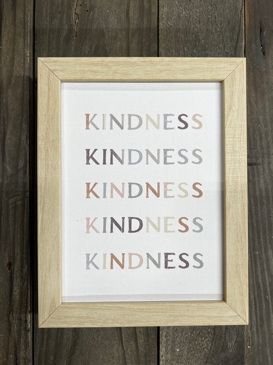 Kindness Nursery Print