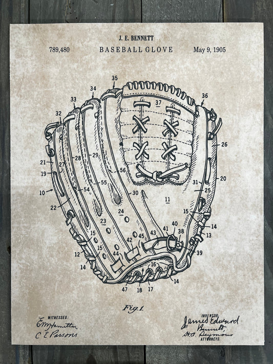 Baseball Mitt Map