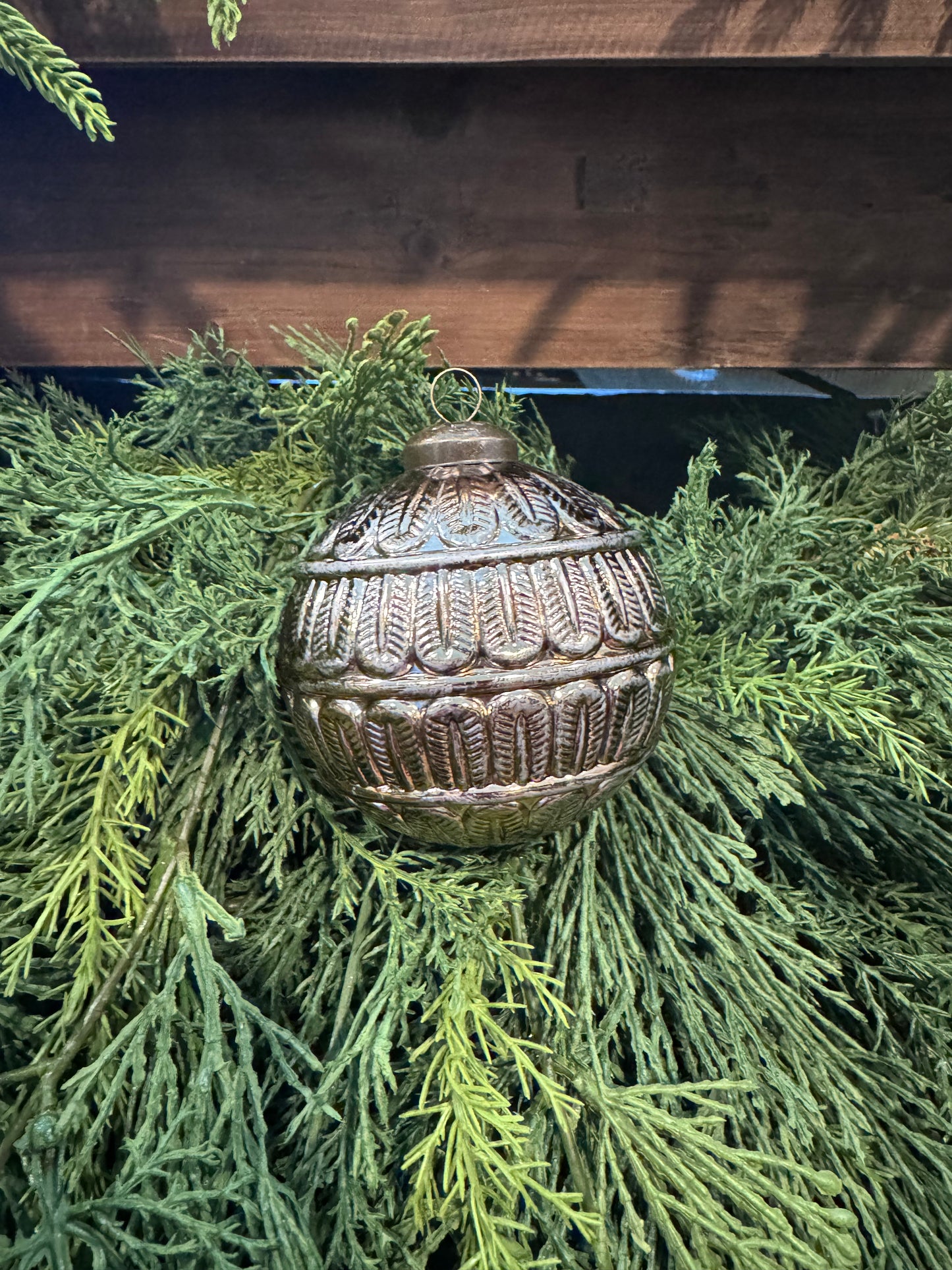 Bronze Retro Christmas Ornament