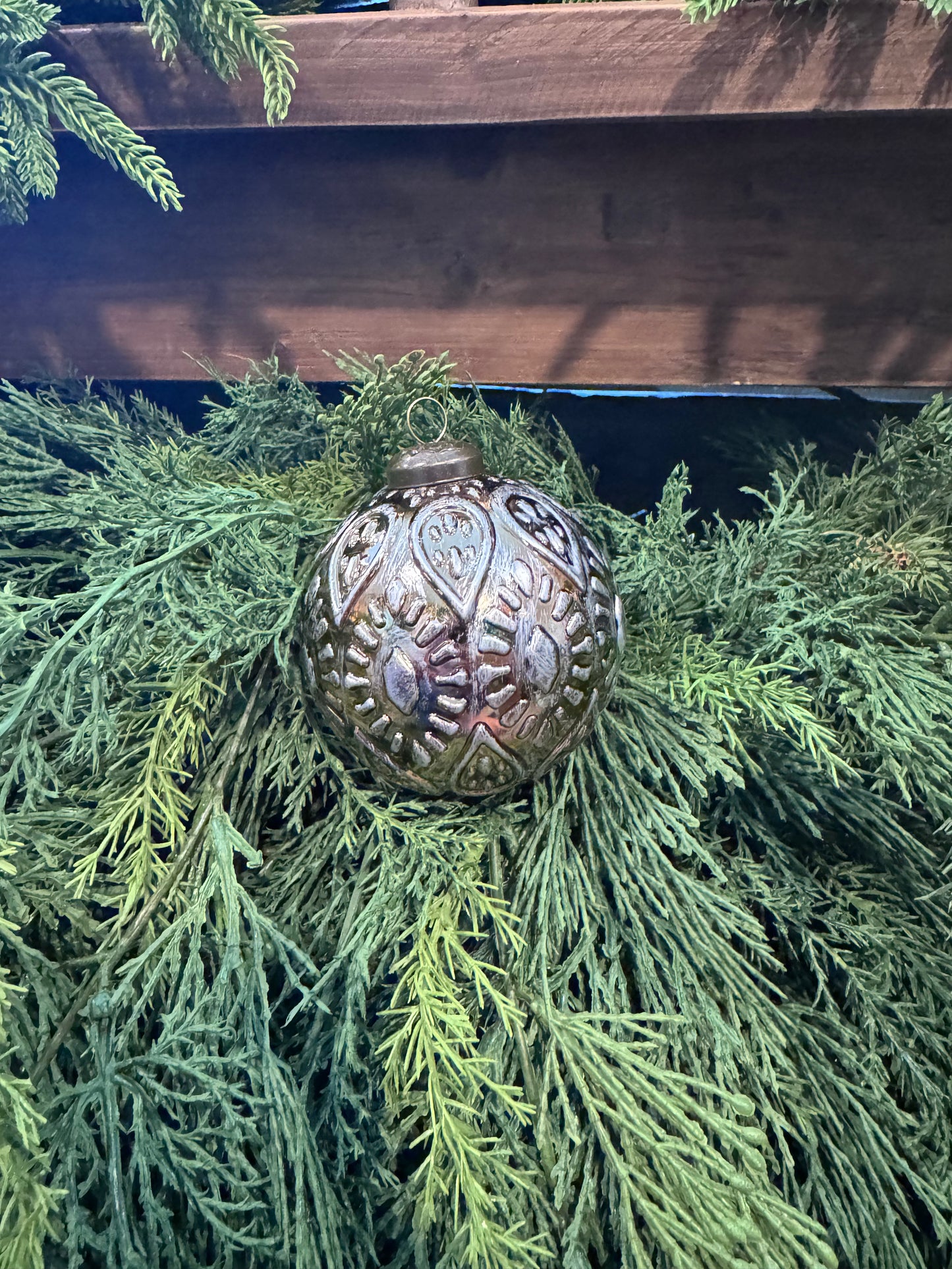 Bronze Retro Christmas Ornament