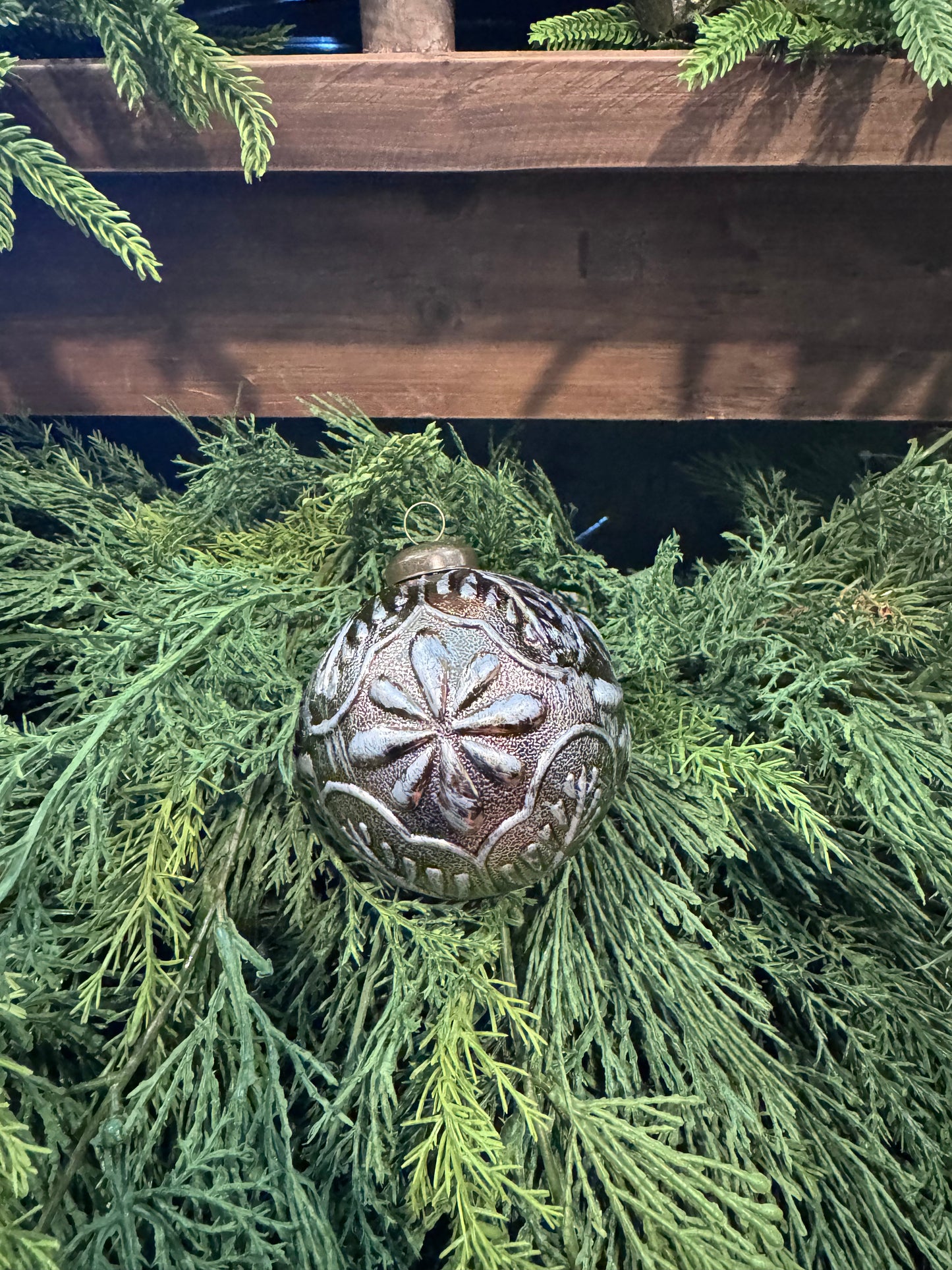 Bronze Retro Christmas Ornament