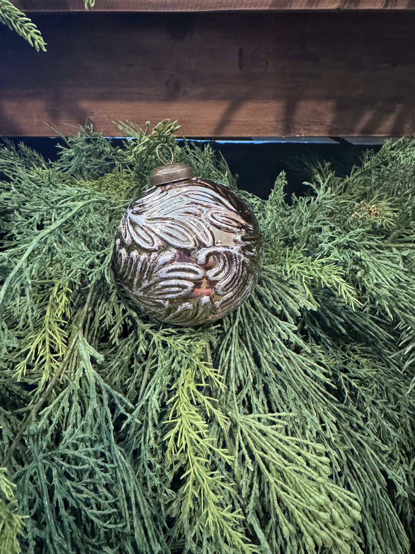 Bronze Retro Christmas Ornament