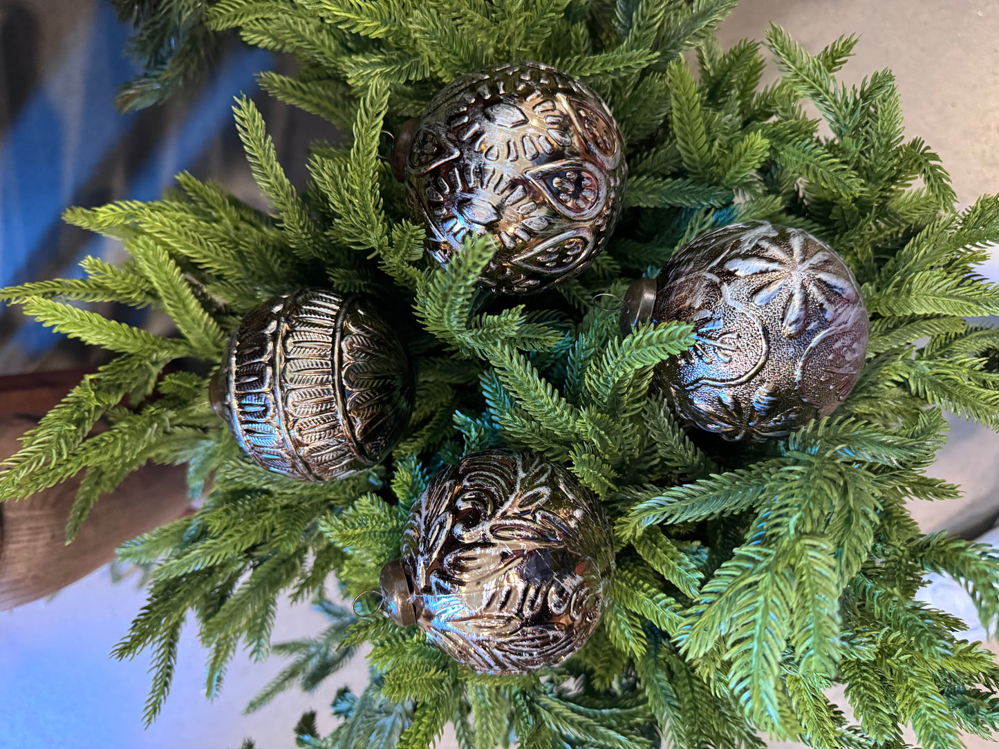 Bronze Retro Christmas Ornament