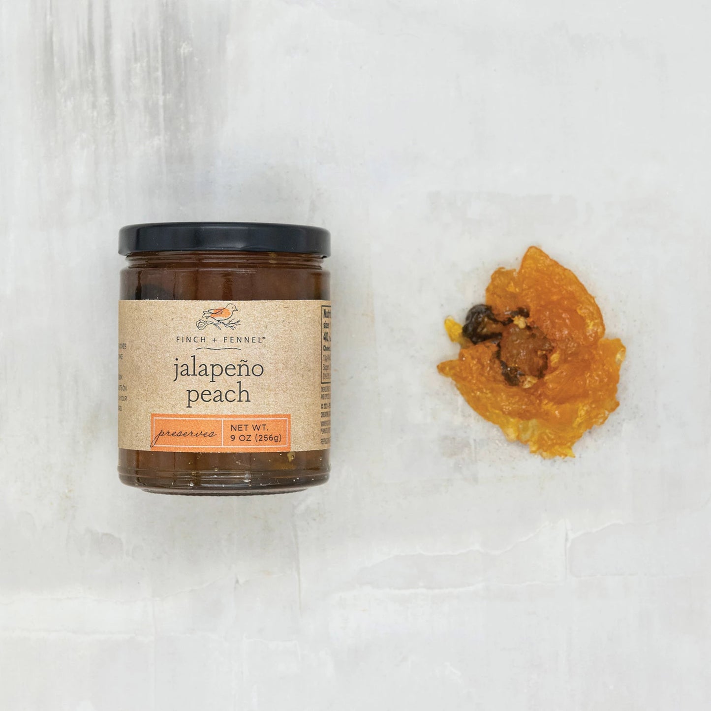 Jalapeño Peach Preserves, Feathered Farmhouse