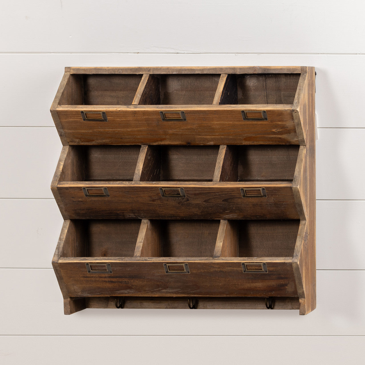 Cubby Wooden Shelf, The Feathered Farmhouse