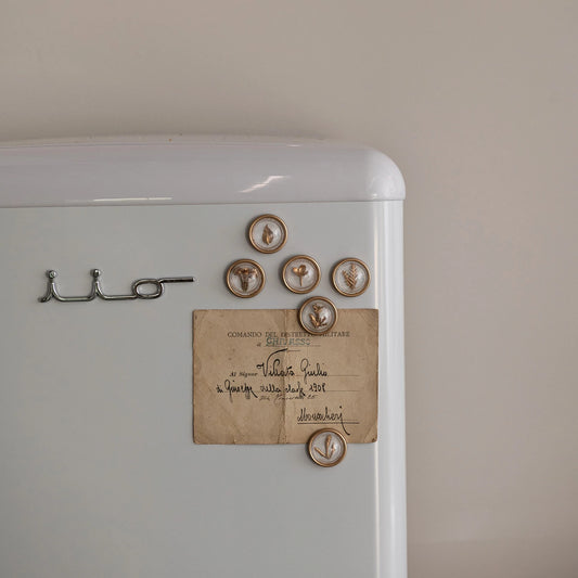 Botanical Resin Convex Magnets, Feathered Farmhouse