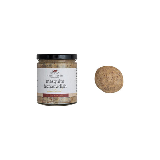 Mesquite Horseradish Mustard, Feathered Farmhouse