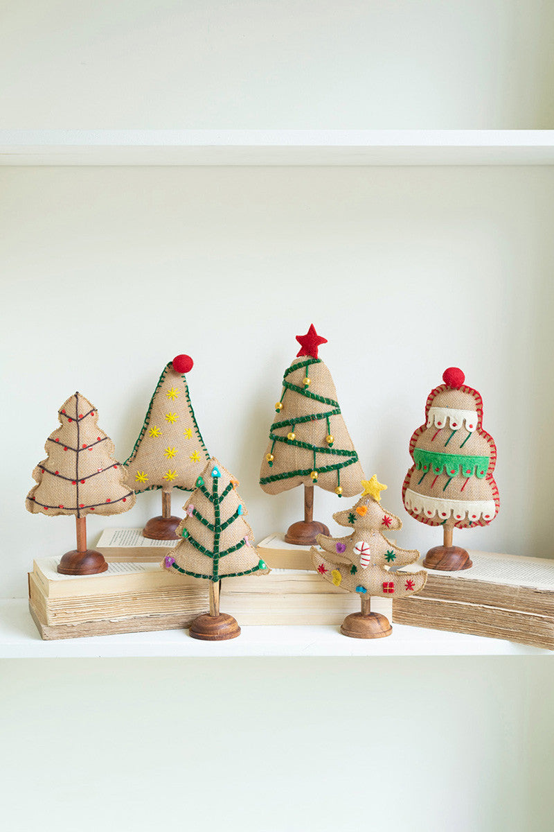 Felt Christmas Trees, The Feathered Farmhouse