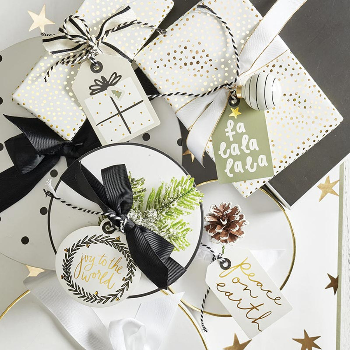 Peace Gift Tags, Feathered Farmhouse