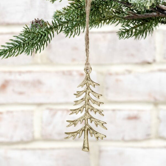 Gold Tree Ornament, The Feathered Farmhouse