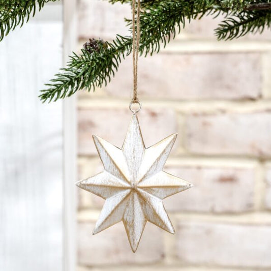 Gold North Star Ornament, The Feathered Farmhouse