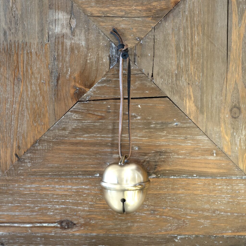Gold Sleigh Bell, The Feathered Farmhouse