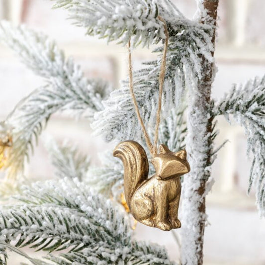Sitting Fox Ornament, The Feathered Farmhouse