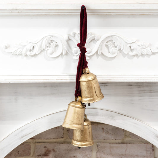 Burnt Gold Bell Hanger, The Feathered Farmhouse