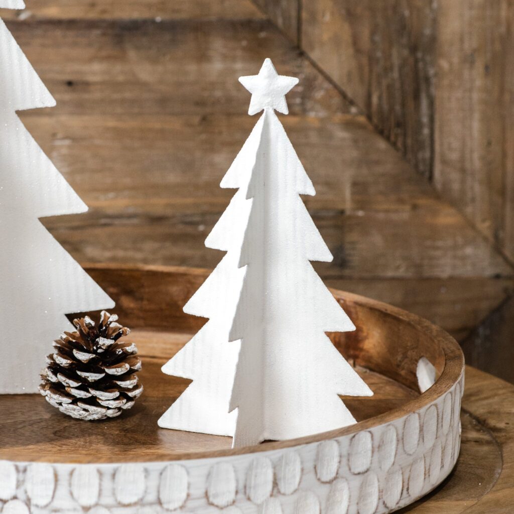 White Glitter Iron Tree, The Feathered Farmhouse