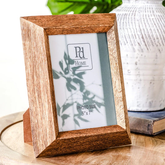 Natural Wood Photo Frame, The Feathered Farmhouse