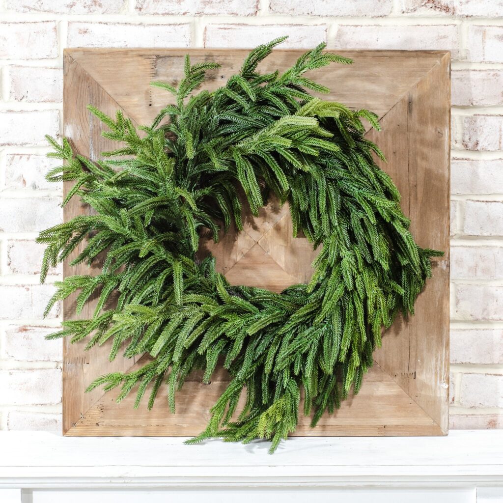 Evergreen Wreath, The Feathered Farmhouse