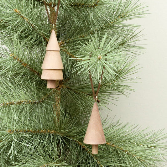 Wood Tree Ornaments, The Feathered Farmhouse