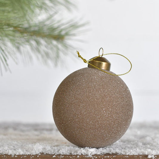 Taupe Ornament, The Feathered Farmhouse