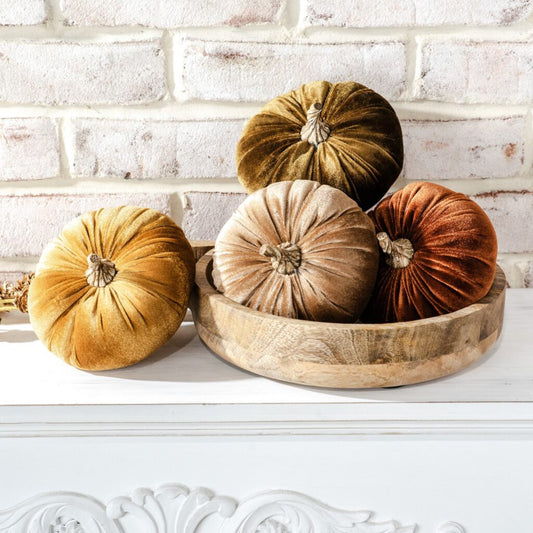 Velvet Pumpkins, The Feathered Farmhouse