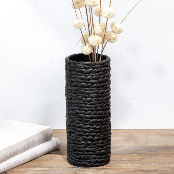 Black Braided Pot, The Feathered Farmhouse