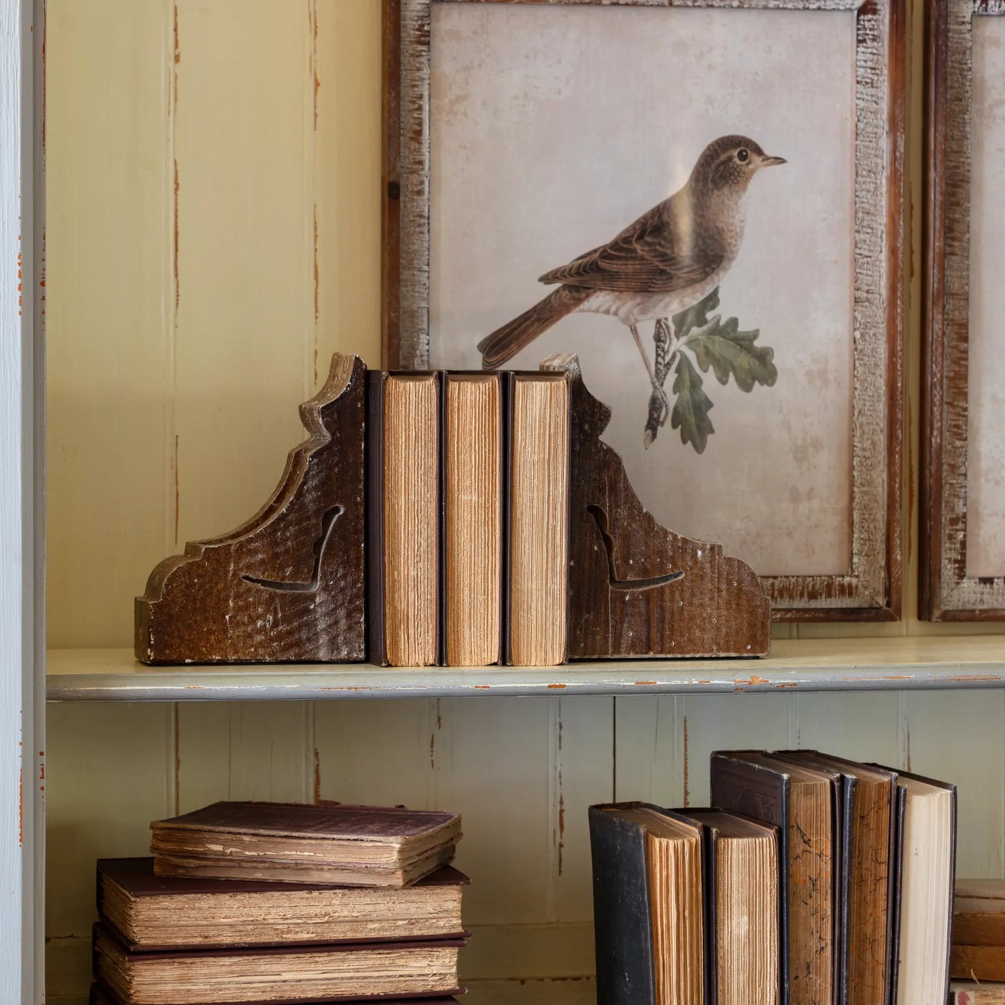 Corbel Bookends, The Feathered Farmhouse