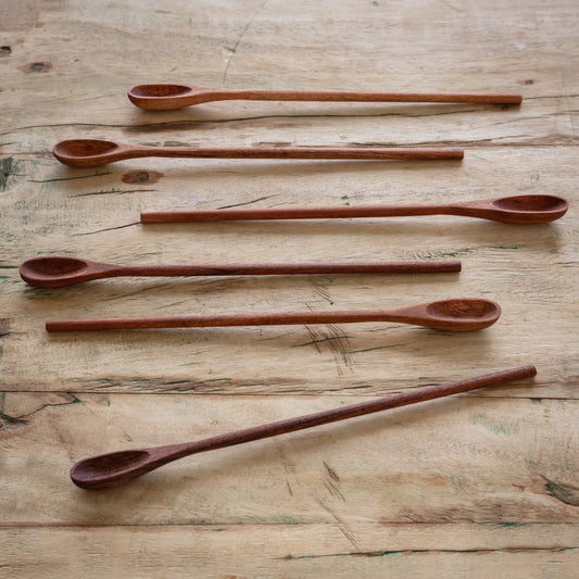Wooden Ice Tea Spoons, Feathered Farmhouse