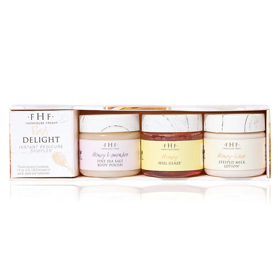 Pedi Delight Instant Pedicure Sampler, Feathered Farmhouse