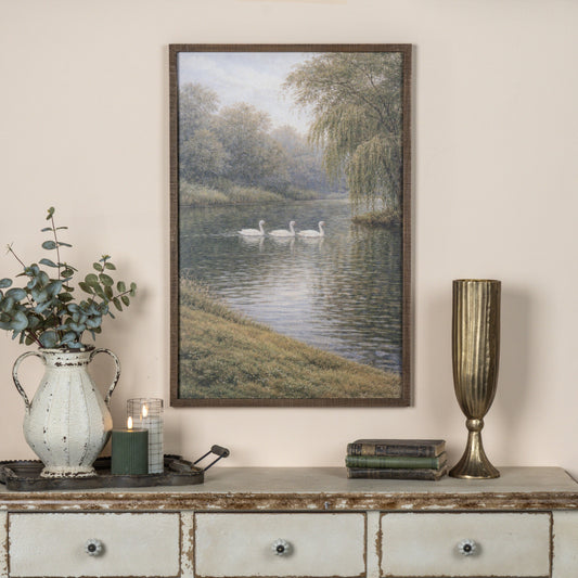 Serene Swans Print