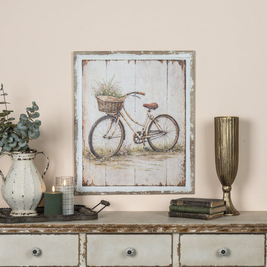Spring Bike Print, Feathered Farmhouse