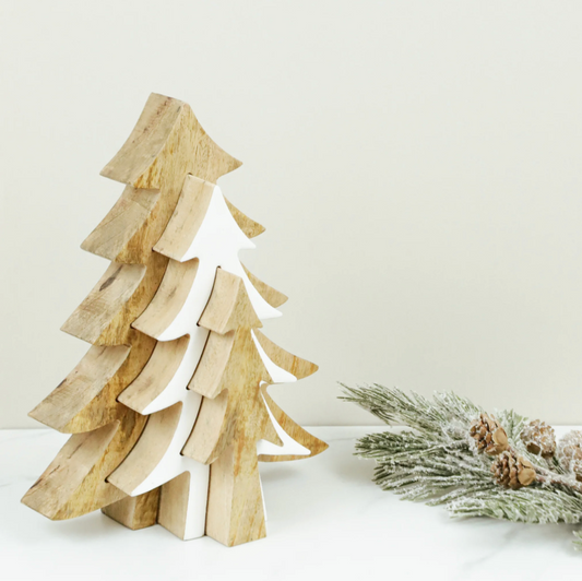 Wood Tree w/ Inner, The Feathered Farmhouse