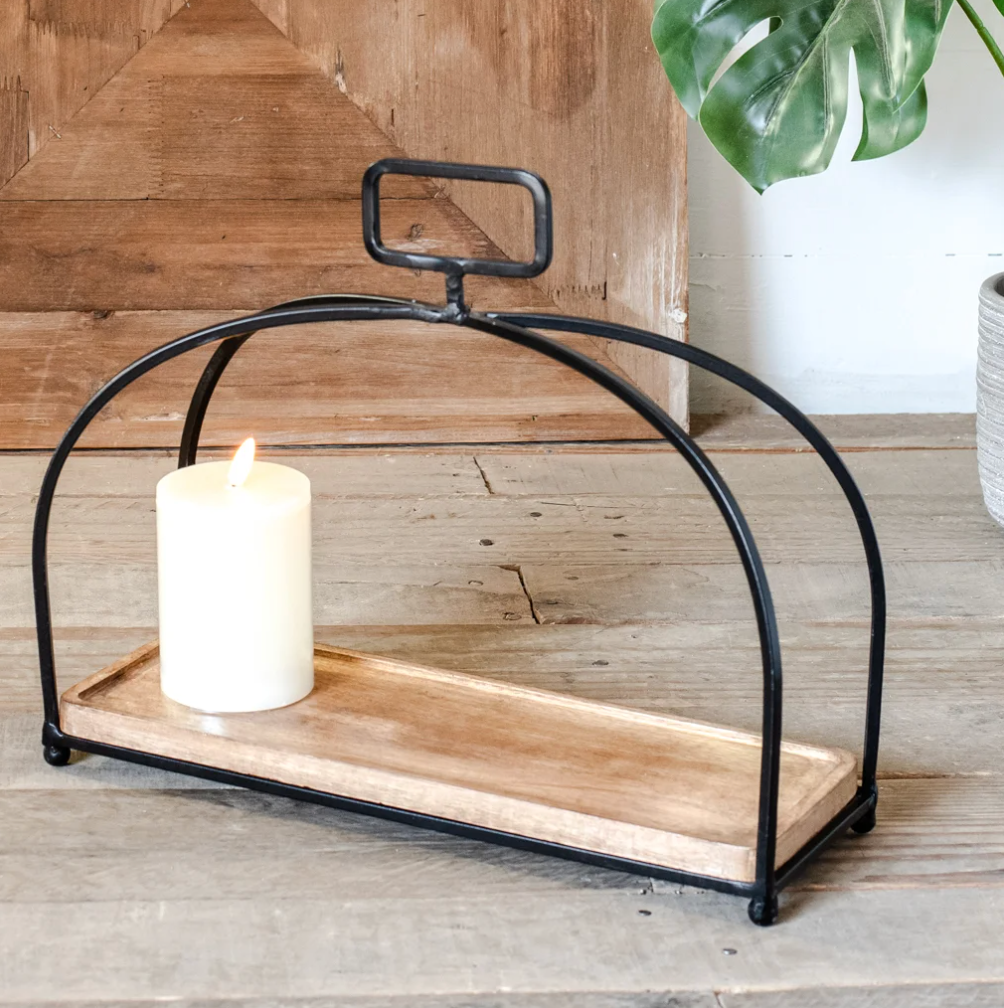 Metal + Wood Displayer, The Feathered Farmhouse