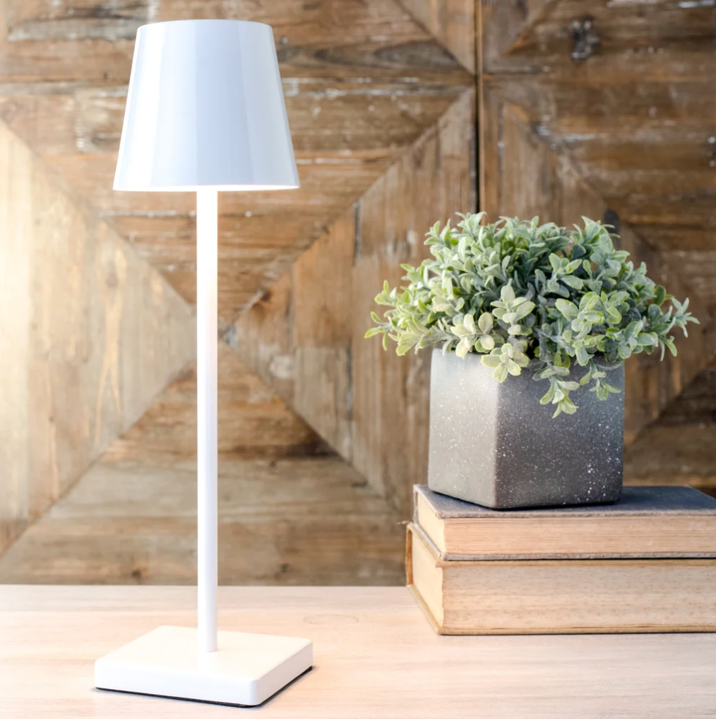Rechargeable White Lamp, The Feathered Farmhouse