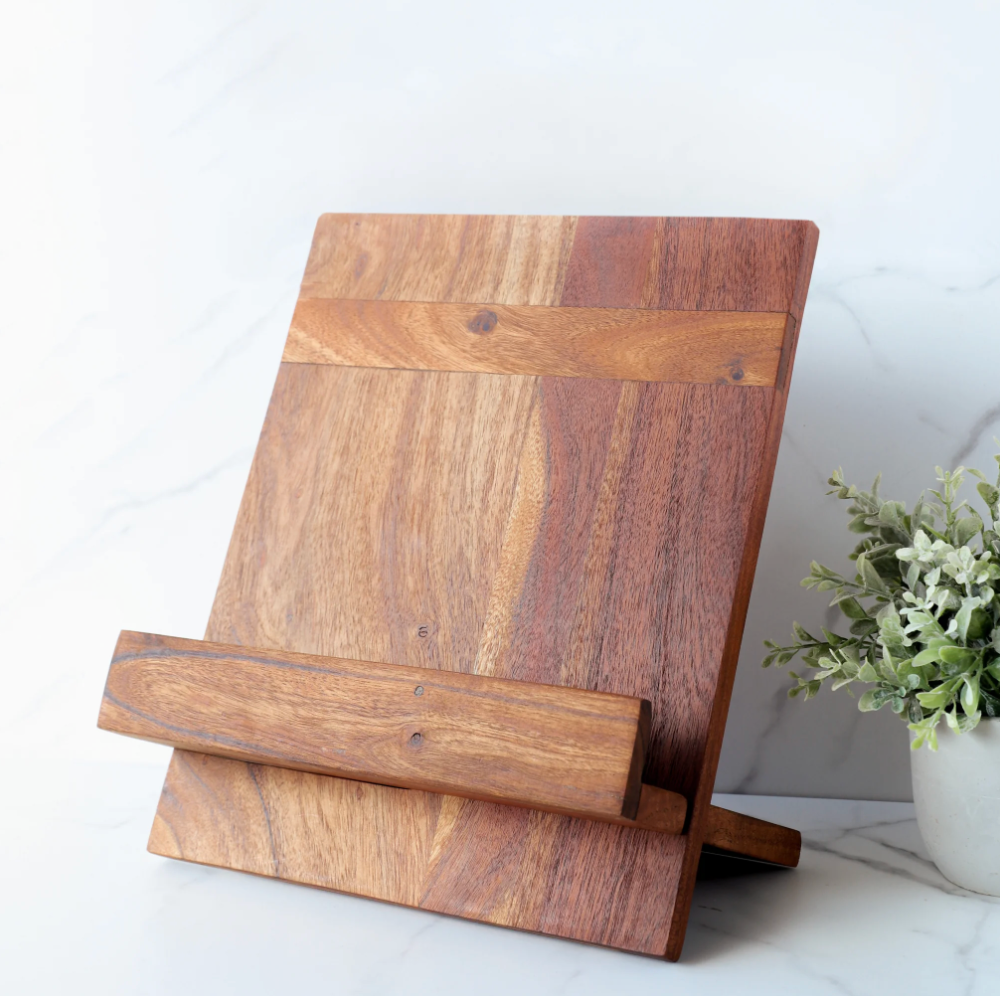 Wooden Book/ Recipe Stand – The Feathered Farmhouse