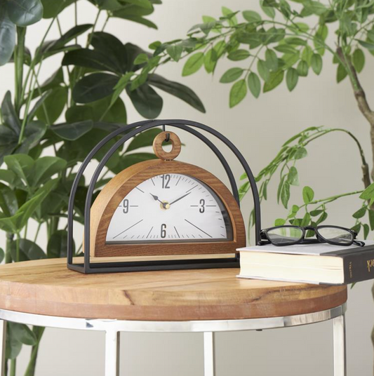 Arch Suspended Clock, The Feathered Farmhouse