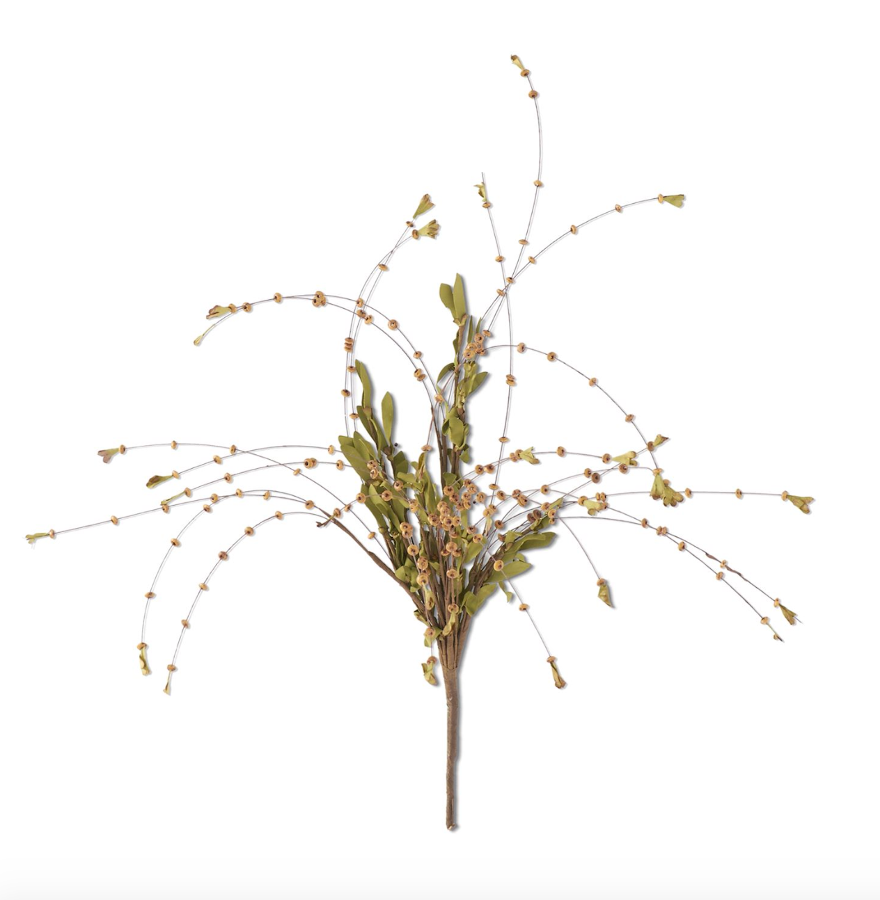 Foliage Bead Bud Spray, The Feathered Farmhouse