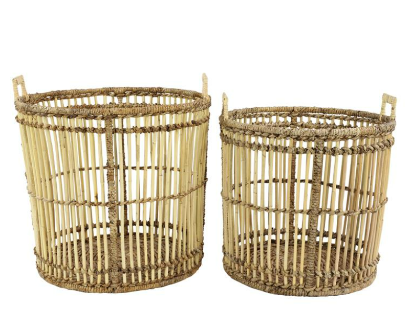 Bamboo Basket, The Feathered Farmhouse