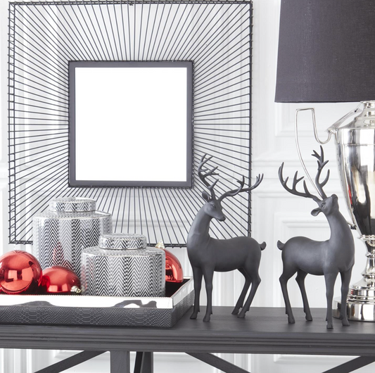 Matte Black Deer, The Feathered Farmhouse