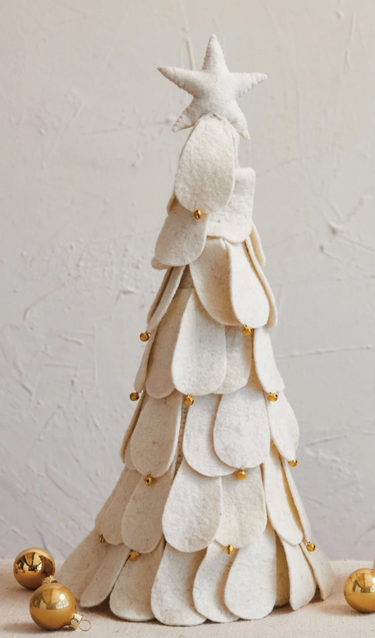 Jingle Bell Felt Christmas Tree, The Feathered Farmhouse