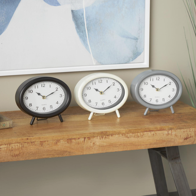Round Metal Clock – The Feathered Farmhouse